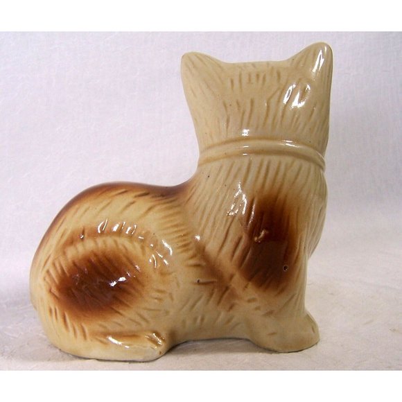Siamese Cat Figurine Ceramic 5.5 in Kitty Cat Collectors - Picture 3 of 8